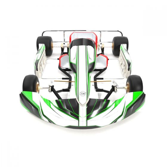 Hyper Green Kart Graphics Kit Side View