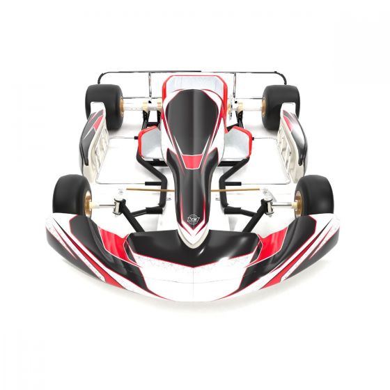 Kimi Red Kart Graphics Kit Front High View