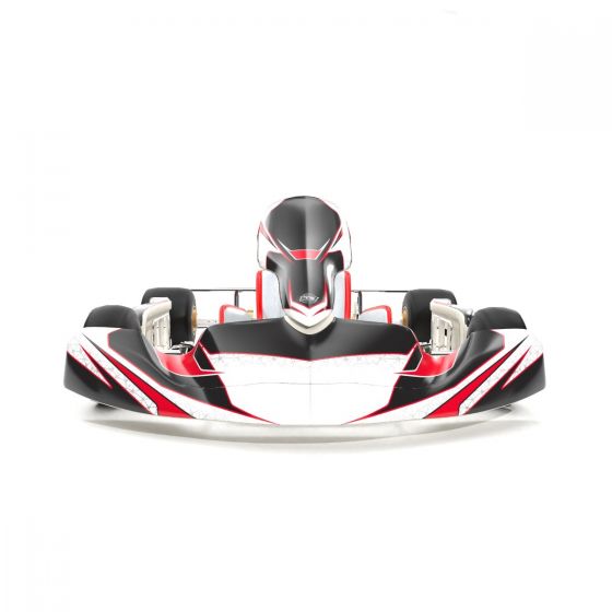 Kimi Red Kart Graphics Kit Front Low View
