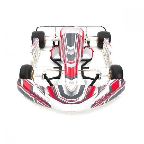 LMP Red Kart Graphics Kit Front High View