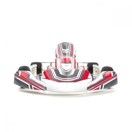 LMP Red Kart Graphics Kit Front Low View