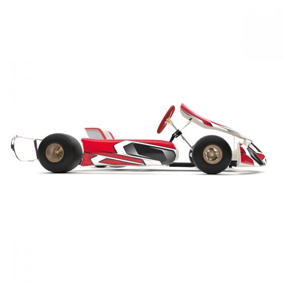 Meteor Red Kart Graphics Kit Side View