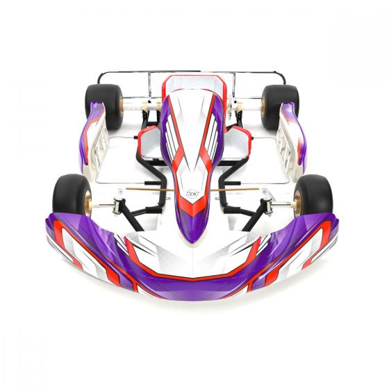 Sonic Purple Kart Graphics Kit Front High View