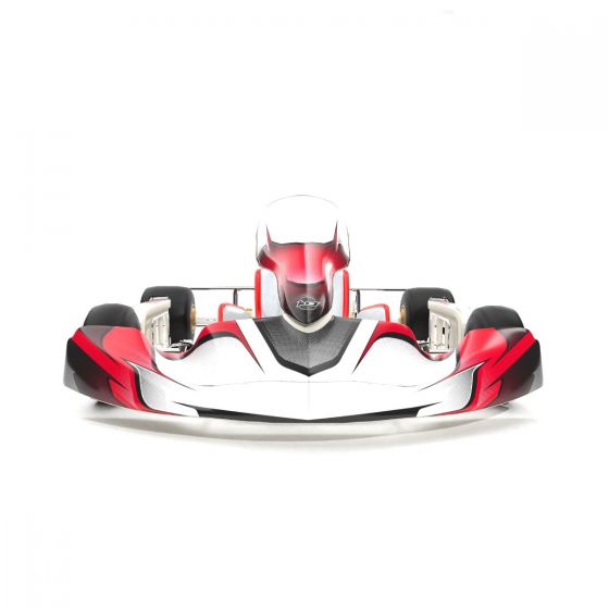 Swift Red Kart Graphics Kit Front Low View