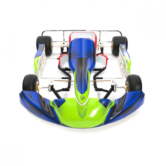Xeon Blue Kart Graphics Kit Front High View